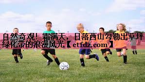 自然奇观!霜满天,日落西山勾勒出草坪绿化带的浪漫风光 自然奇观!霜满天,日落西山勾勒出草坪绿化带的浪漫风光